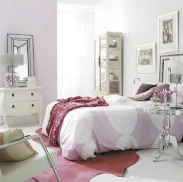 quarto de menina rosa e vintage